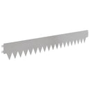 vidaXL Fűszegélyezés 30 pcs 103 x 15 cm fém Ezüst
