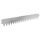 vidaXL Fűszegélyezés 20 pcs 103 x 15 cm fém Ezüst
