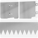 vidaXL Fűszegélyezés 50 pcs 103 x 15 cm fém Ezüst