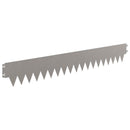 vidaXL Fűszegélyezés 30 pcs 103 x 15 cm fém Rozsdás