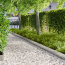 vidaXL Fűszegélyezés 30 pcs 103 x 20 cm fém Ezüst