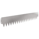vidaXL Fűszegélyezés 30 pcs 103 x 20 cm fém Ezüst