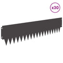 vidaXL Fűszegélyezés 30 pcs fém