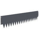 vidaXL Fűszegélyezés 20 pcs 103 x 25 cm fém Antracitszürke