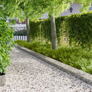 vidaXL Fűszegélyezés 10 pcs 103 x 25 cm fém Ezüst