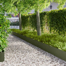 vidaXL Fűszegélyezés 20 pcs 103 x 30 cm fém Olajzöld