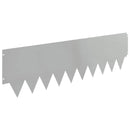vidaXL Fűszegélyezés 10 pcs 103 x 30 cm fém Ezüst