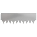 vidaXL Fűszegélyezés 10 pcs 103 x 30 cm fém Ezüst