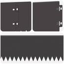vidaXL Fűszegélyezés 20 pcs 103 x 15 cm Acél Fekete
