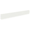 vidaXL Fűszegélyezés 20 pcs 103 x 15 cm Acél Fehér
