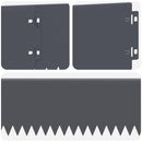 vidaXL Fűszegélyezés 20 pcs 103 x 15 cm Acél Antracitszürke