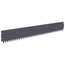 vidaXL Fűszegélyezés 30 pcs 103 x 15 cm Acél Antracitszürke