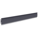 vidaXL Fűszegélyezés 30 pcs 103 x 15 cm Acél Antracitszürke