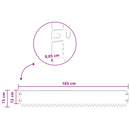 vidaXL Fűszegélyezés 30 pcs 103 x 15 cm Acél Antracitszürke