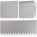 vidaXL Fűszegélyezés 10 pcs 103 x 15 cm Acél Ezüst