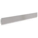 vidaXL Fűszegélyezés 20 pcs 103 x 15 cm Acél Ezüst