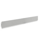 vidaXL Fűszegélyezés 30 pcs 103 x 15 cm Acél Ezüst