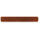 vidaXL Fűszegélyezés 10 pcs 103 x 15 cm Acél Rozsdás