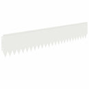 vidaXL Fűszegélyezés 20 pcs 103 x 20 cm Acél Fehér