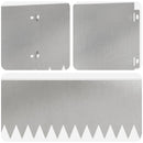 vidaXL Fűszegélyezés 10 pcs 103 x 20 cm Acél Ezüst