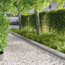 vidaXL Fűszegélyezés 30 pcs 103 x 20 cm Acél Ezüst