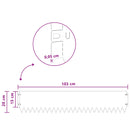 vidaXL Fűszegélyezés 30 pcs 103 x 20 cm Acél Ezüst