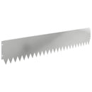 vidaXL Fűszegélyezés 30 pcs 103 x 20 cm Acél Ezüst