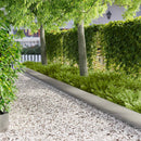 vidaXL Fűszegélyezés 20 pcs 103 x 25 cm Acél Ezüst