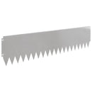 vidaXL Fűszegélyezés 20 pcs 103 x 25 cm Acél Ezüst