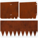 vidaXL Fűszegélyezés 20 pcs 103 x 25 cm Acél Rozsdás