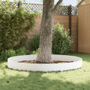 vidaXL Fűszegélyezés 10 pcs 103 x 30 cm Acél Fehér