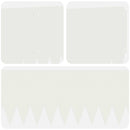 vidaXL Fűszegélyezés 20 pcs 103 x 30 cm Acél Fehér