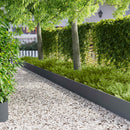 vidaXL Fűszegélyezés 20 pcs 103 x 30 cm Acél Antracitszürke