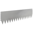 vidaXL Fűszegélyezés 20 pcs 103 x 30 cm Acél Ezüst