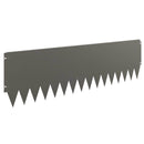 vidaXL Fűszegélyezés 10 pcs 103 x 30 cm Acél Rozsdás