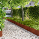 vidaXL Fűszegélyezés 20 pcs 103 x 30 cm Acél Rozsdás
