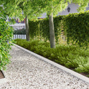 vidaXL Fűszegélyezés 50 pcs 103 x 10 cm Acél Fehér