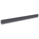 vidaXL Fűszegélyezés 20 pcs 103 x 10 cm Acél Antracitszürke