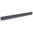 vidaXL Fűszegélyezés 30 pcs 103 x 10 cm Acél Antracitszürke