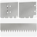 vidaXL Fűszegélyezés 30 pcs 103 x 10 cm Acél Ezüst