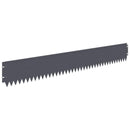 vidaXL Fűszegélyezés 10 db 103 x 15 cm Acél Antracitszürke