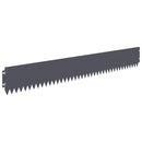 vidaXL Fűszegélyezés 30 db 103 x 15 cm Acél Antracitszürke