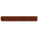 vidaXL Fűszegélyezés 20 pcs 103 x 15 cm Acél Rozsdás