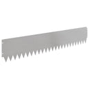 vidaXL Fűszegélyezés 30 pcs 103 x 20 cm Acél Ezüst