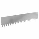 vidaXL Fűszegélyezés 10 pcs 103 x 20 cm Acél Ezüst