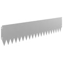 vidaXL Fűszegélyezés 10 pcs 103 x 25 cm Acél Rozsdás