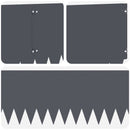 vidaXL Fűszegélyezés 20 db 103 x 30 cm Acél Antracitszürke