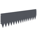vidaXL Fűszegélyezés 20 db 103 x 30 cm Acél Antracitszürke