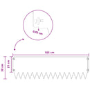 vidaXL Fűszegélyezés 20 db 103 x 30 cm Acél Antracitszürke