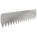 vidaXL Fűszegélyezés 10 pcs 103 x 30 cm Acél Ezüst